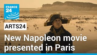 Ridley Scott Joaquin Phoenix and Vanessa Kirby present Napoleon to Paris • FRANCE 24 English [upl. by Sauder960]