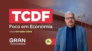 Concurso TCDF  Foco em Economia  Com Geraldo Góes [upl. by Ateloj]