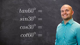 Evaluate trig functions without using a calculator using cofunction identities [upl. by Pagas]