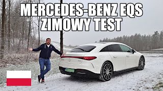 MercedesBenz EQS 580 4MATIC  elektryczna S Klasa PL  test i jazda próbna [upl. by Enirok948]