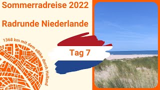 Radrunde Niederlande BurghHaamstede bis Rockanje Kustroute  eBike Radreise Tag 7 [upl. by Ledba]