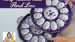 TempTations Haul QVC  Floral Lace Eggplant  Amy Learns to Cook [upl. by Prady]