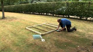 How to Build a Wooden Shed Base Easy DIY Wooden Shed Base Construction Guide from Buy Sheds Direct [upl. by Lasorella510]