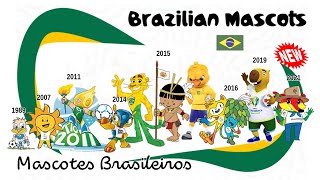 Brazilian Mascots  Mascotes Brasileiros Updated HD [upl. by Lednic]