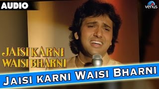 Jaisi Karni Waisi Bharni  LYRICAL VIDEO  Govinda Kimi Katkar  Ishtar Music [upl. by Deanne235]