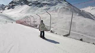 Snowboarding 2022 Obergurgl 6 blue [upl. by Anelav]