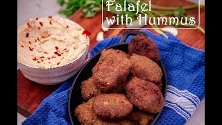 How to make Falafel and Hummus at homeFalafel recipeHummus recipeफलाफेल और हम्मस की रेसिपी [upl. by Hsital878]