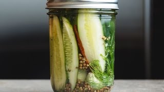 How to Make Perfect Homemade Dill Pickles  SAM THE COOKING GUY [upl. by Dnalerb894]