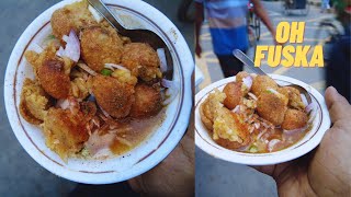 Very Spicy Fuska Street Food In Bangladesh Taste Of Foodies [upl. by Einnus]