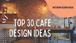 30 Unique Cafe Design Ideas 2023  New Cafe Design  Interior Design Fleet [upl. by Zerep]