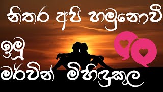 නිතර අපි හමුනොවී ඉමූ මර්වින් මිහිඳුකුල Nithra Api Hamu Novi ImuMarvin mihidukula [upl. by Aicetel759]