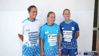 Presentazione maglia Napoli femminile con Danilo Pergamo [upl. by Yennor]