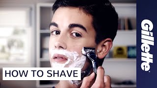 How to Shave  Shaving Tips for Men  Gillette [upl. by Hesoj959]