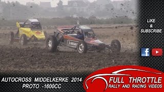 Autocross Middelkerke 2014 Proto 1600cc  Crash [upl. by Lladnor]