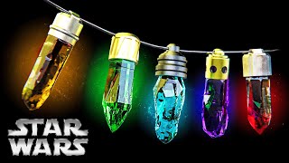 You gotta see these Custom Kyber Crystals for Galaxys Edge lightsabers and Holocrons [upl. by Vey234]