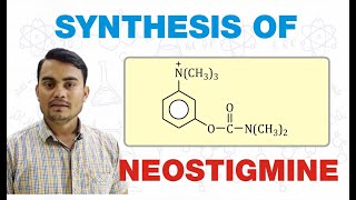 SYNTHESIS OF NEOSTIGMINE  MEDICINAL CHEMISTRY  GPAT2020  BPHARM4TH SEM [upl. by Stefa]