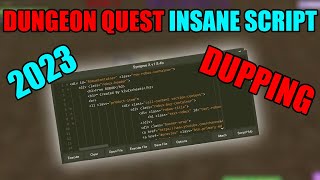 DUNGEON QUEST SCRIPT 2023  WORKING  AUTOFARM  DUPPING amp MORE [upl. by Gannie]