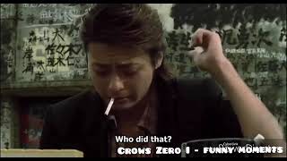 Crows zero 1amp2  Funny moments [upl. by Annayar]