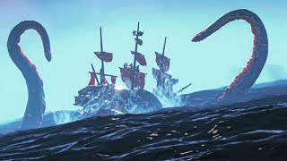 Sea Of Thieves  Davy Jones SOLTOU o KRAKEN Fomos Para ILHA Dos MORTOS  11 PTBR [upl. by Reiniar]