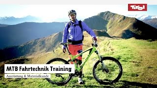 MTB Fahrtechnik Training 1 Mountainbike Ausrüstung amp Materialkunde Tutorial [upl. by Baker]