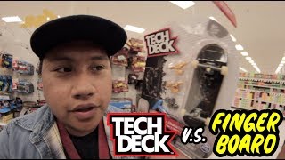 32MM TECHDECK VS FINGERBOARD [upl. by Ettelracs]