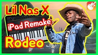 Lil Nas X  Rodeo Cover on iPad GarageBand개러지밴드 [upl. by Esinet]