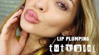 Ultimate Lip Plumping  Makeup Tutorial [upl. by Darwin885]