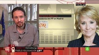 Pablo Iglesias responde las preguntas de Aguirre sobre Cuba ETA y Venezuela [upl. by Eli]