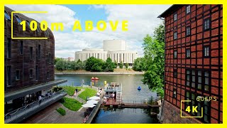 100m ABOVE Bydgoszcz Poland is beautiful Cinematic Drone Footage DJI AIR2s 4K 60FPS [upl. by Ymmij]