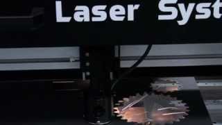 CO2 Laser Cutting 16 Gauge Mild Steel [upl. by Mraz]