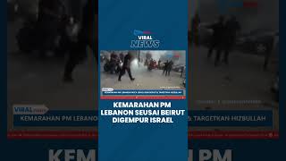 Kemarahan PM Lebanon Pasca Israel Bom Beirut amp Targetkan HizbullahDesak PBB Segera Bertindak [upl. by Yerak]