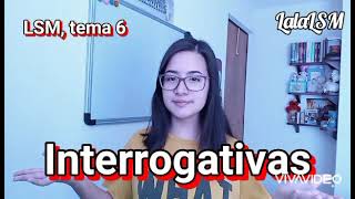 Interrogativas 1 Lengua de Señas Mexicana  LalaLSM [upl. by Dumanian]