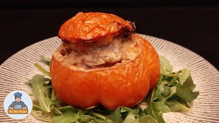 Comment faire des tomates farcies maison  Voici ma recette [upl. by Htebyram]