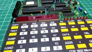 CDP 1802 Microprocessor Kit Review and Demonstration [upl. by Hubbard]