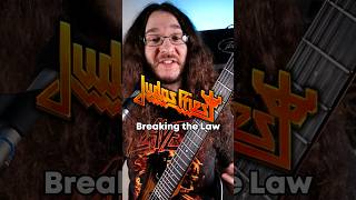 Breaking the Law  Judas Priest guitar guitarlesson metal [upl. by Aylatan]