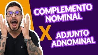 COMPLEMENTO NOMINAL X ADJUNTO ADNOMINAL Pablo Jamilk [upl. by Cloutman]