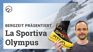 La Sportiva Olympus Mons Cube Expeditionsstiefel mit PinInserts  Bergzeit [upl. by Malsi]