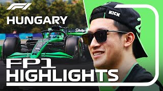 FP1 Highlights  2024 Hungarian Grand Prix [upl. by Ttenyl]