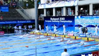 European Swimming Champs Budapest 2010 100m Back Final [upl. by Hara323]