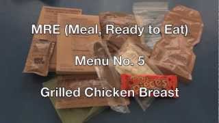 MRE Review Menu No 5 Grilled Chicken Breast [upl. by Schechinger]