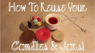 How To Reuse Your Candles amp Jars [upl. by Gustav]