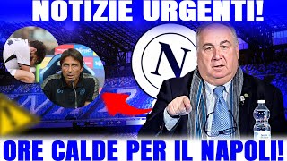 🔵🚨📢 ULTIMORA ATTENZIONE CONTE NON CI CREDE URGENTE A NAPOLI  Napoli Calcio [upl. by Arim897]