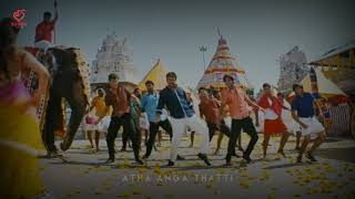 All in All Azhagu Raja  Unna Paartha Lyric  Karthi Kajal [upl. by Narbig132]