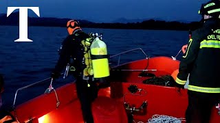 Boat capsizes on Lake Maggiore [upl. by Antoinetta481]