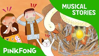 The Goose with the Golden Eggs  Fairy Tales  Musical  PINKFONG Story Time for Children [upl. by Unhsiv]