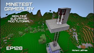 Minetest Gameplay EP128 Realtime Elevator Mod Tutorial [upl. by Balbinder]