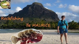 ROCKFISHING in MAURITIUS  île MAURICE [upl. by Rolan]