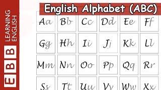 English Alphabet ABC  Pronunciation [upl. by Dona]