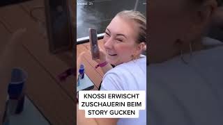 Knossi erwischt Zuschauer beim Story schauen 😂 shorts [upl. by Kerred]