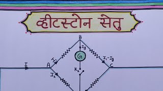 व्हीटस्टोन सेतु wheatstone bridge project 12 th physics project physics project [upl. by Adnilec]